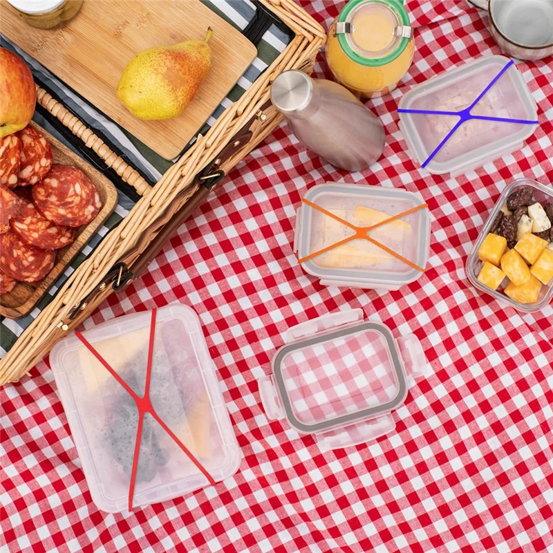 

ABKY-20 шт. красочные силиконовые резинки 5 размеров, широкие эластичные устойчивые к разрыву резиновые кольца