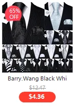 Barry.Wang Neuheit Seide Männer Krawatte Taschentuch Manschettenknöpfe Set Jacquard Tier Dinosaurier Fledermaus Gravat Krawatte Für Männliche Hochzeit Business – Detail 7