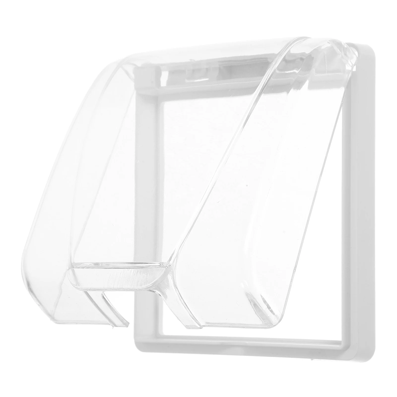 

Waterproof Socket Protective Cover 86 Type Splash Resistant Transparent Plastic Outlet Receptacle Protector Electrical Box Home