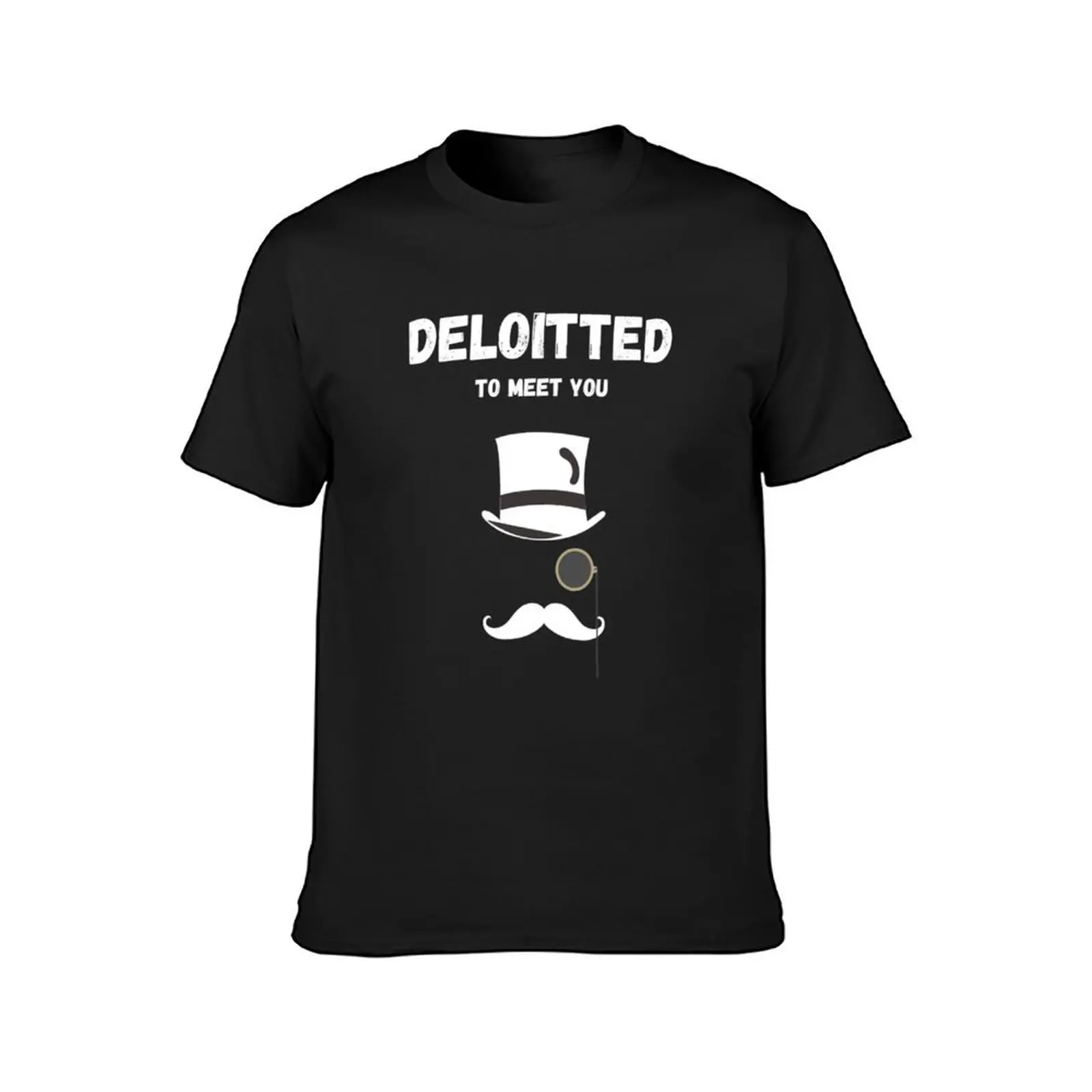 Deloitte Essential T-Shirt korean fashion sports fans t shirts for men graphic