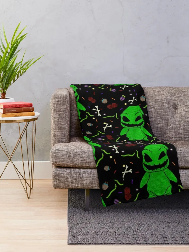 Oogie boogie Throw Blanket Large Nap Blankets