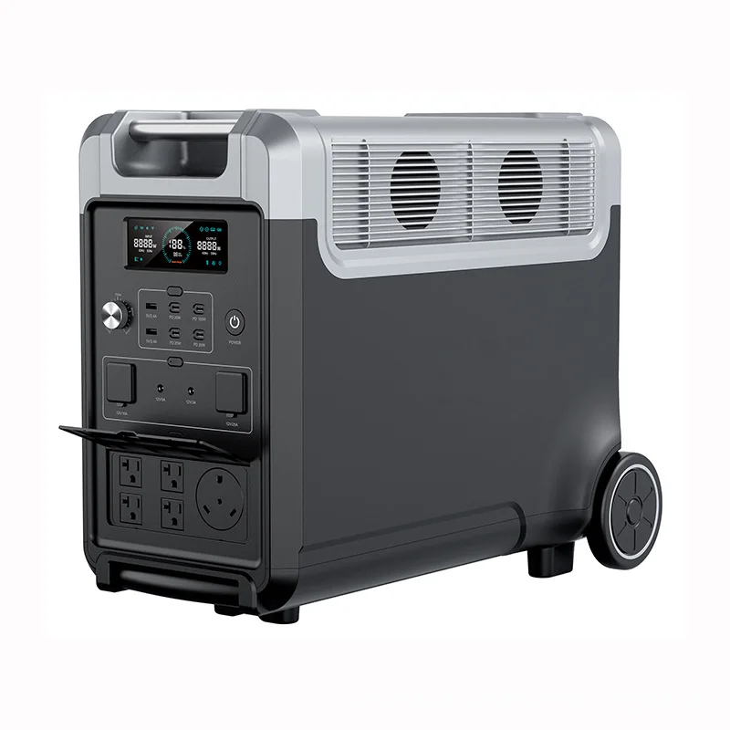 

3600W outdoor mobile power supply 220v high power and large capacity night market stall live broadcast portable battery