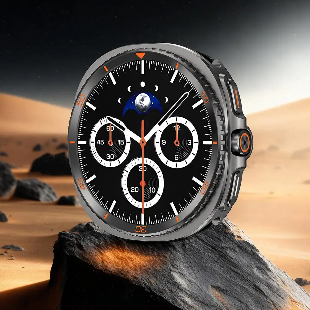 Metal Case For Samsung Watch 8 Ultra 47mm Case Full Coverage Protective Cover For Galaxy Watch 8 Hard Frame Watch Accessori X6C5