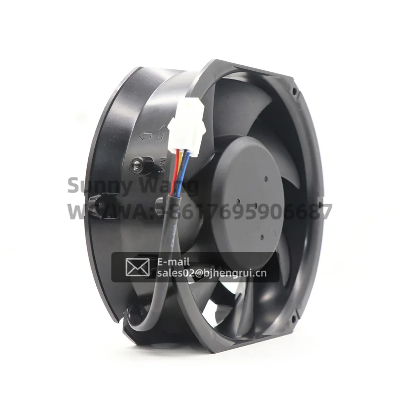 FFB1524UHG-ZSS FFB1524UHG 3AUA0000085511 24V DC 335CFM 115W 4.8A Axial Cooling Fan Suitable for ABB ACS880 Inverter
