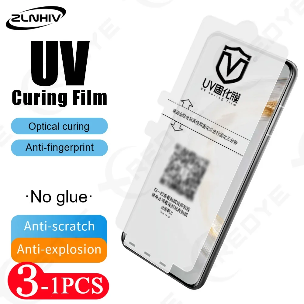 3/2/1 Pcs Not Glass phone screen protector for Huawei Mate 70 UV light curing protective film 60 50 Nova 13 12 Pro Pura 70 Ultra