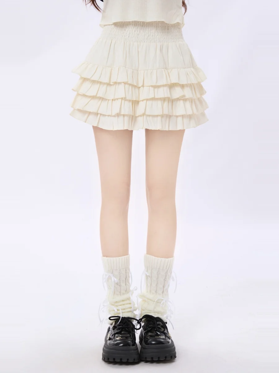 

Юбка ENJOG Ballet Sle Lace, женская, с завышенной талией, стройнящая, длины миди, А-силуэт, летняя новинка, Cry Girl Sensa...