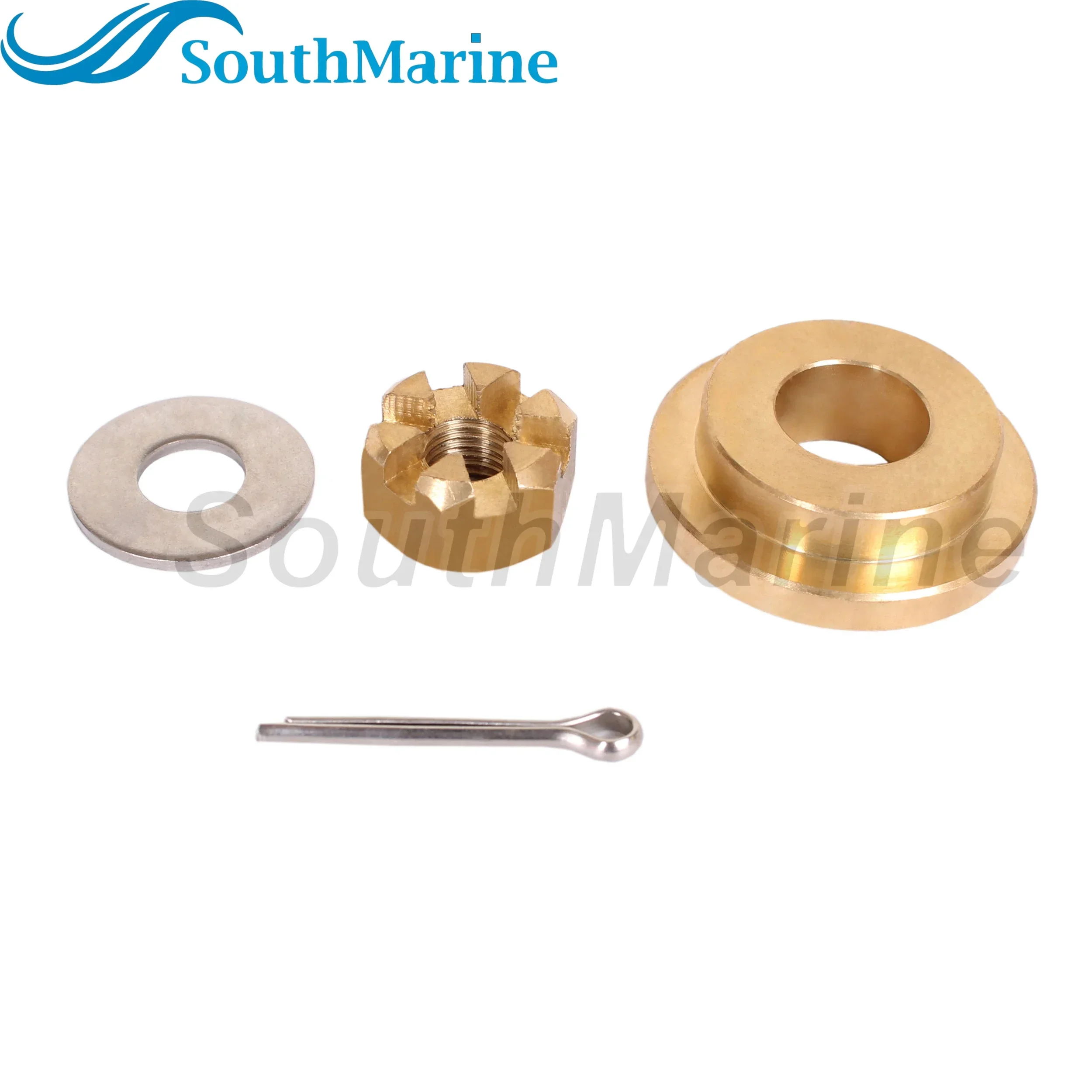 

Проставка для гребного винта 6E7-45987-00/01, гайка 90171-10M01 для Yamaha Parsun 9.9HP 15HP