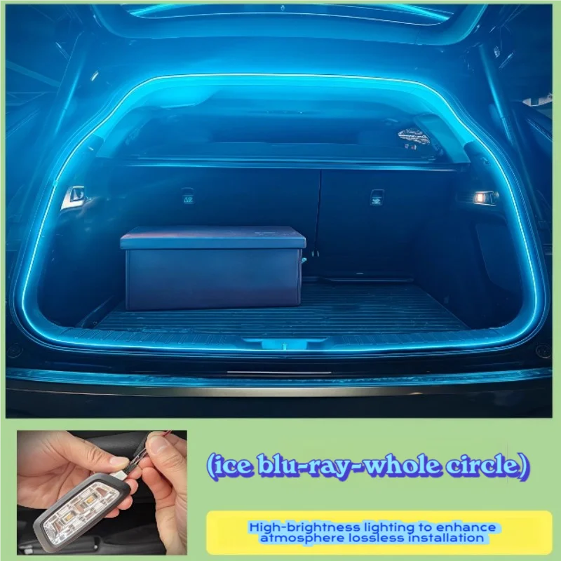 

Bande lumineuse Led pour coffre de voiture, étanche, PVC, Flexible, lumière ambiante, marche/arrêt automatique, Installation cac