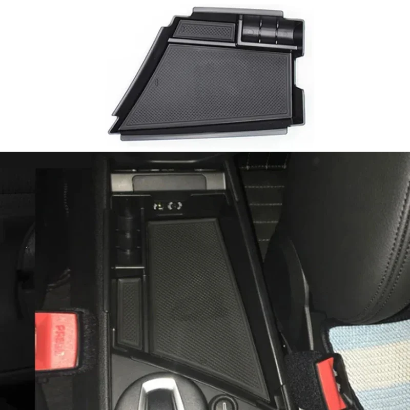 For BMW 2 Series Active Tourer F45 Gran Tourer F46 2015-2019 Car Center Console Armrest Storage Box tray car accessories