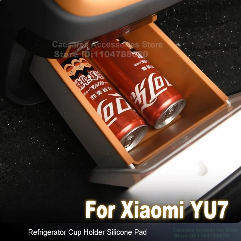 For Xiaomi YU7 Refrigerator All-inclusive Silicone Pad Storage Scratch-proof Waterproof Protective Pad Car Interior Decoration