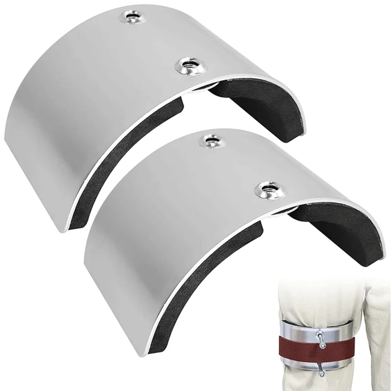 

L56A-4Pcs Drywall Stilt Curved Plate,Drywall Stilt Foot Rest Replacement Part,Stilt Leg Cuff Plate,Stilt Leg Comfort Plate