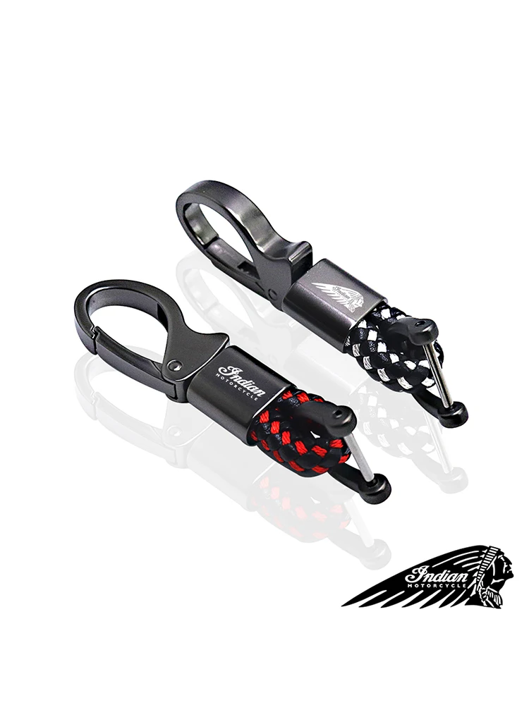 Porte-clés en Microcarence pour Moto Indian Scout, GNDIAN, FTR, Super Chief, 105 Field, Chieftain, Challenger