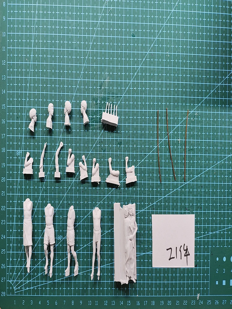Unassambled 1/35 MODERN crew Stretcher team include 5 man figure Resin figure miniature model kits Unpainted
