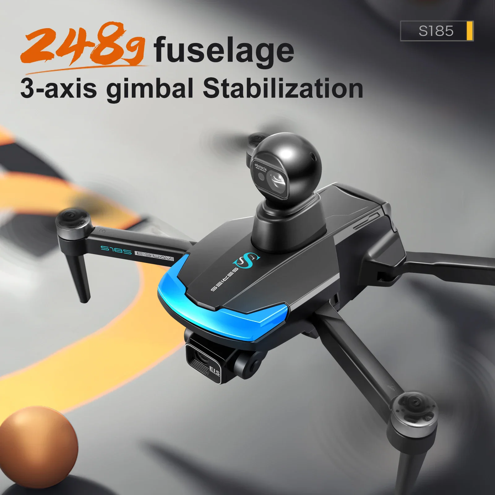 S185 GPS Drones Battery 7.4V 2000MAH Battery For S185 Drone Original Spare Parts S185 Dron Battery Blades Parts S185 GPS RC Dron