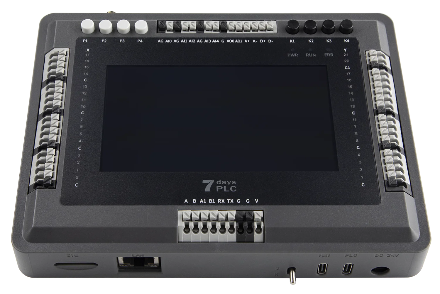 Learning Kit HMI PLC All in one Coolmay Controller start machine 4.3 inch