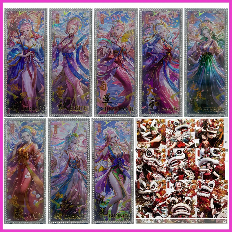 

Аниме ONE PIECE Редкая коллекционная карта SCR Perona Reiju Shirahoshi Yamato Kozuki Hiyori Vivi Морковные игрушки для мальчика Подарок на день рождения