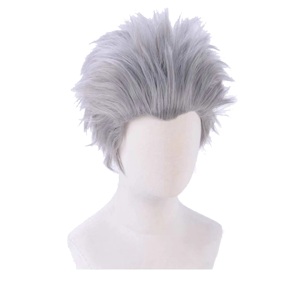 ゲーム DMC コスプレベルギルグレーかつらハロウィンロールプレイパーティー変装小道具衣装ロールプレイアクセサリーヘアカーニバル