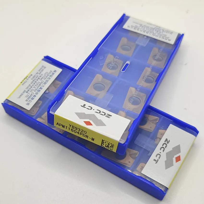 APMT1604PDR-M P20M/APMT1604PDR-M P20T/APMT1604PDR-M YB9320/APMT1604PDR-M YBG205H ZCC.CT CNC carbide milling inserts 10pcs/box