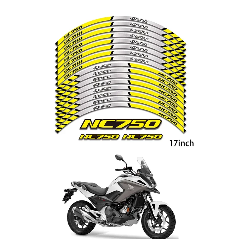 FOR HONDA NC750X NC 750 NC750 Motorcycle Parts Contour Wheel Decoration Decal Sticker -4