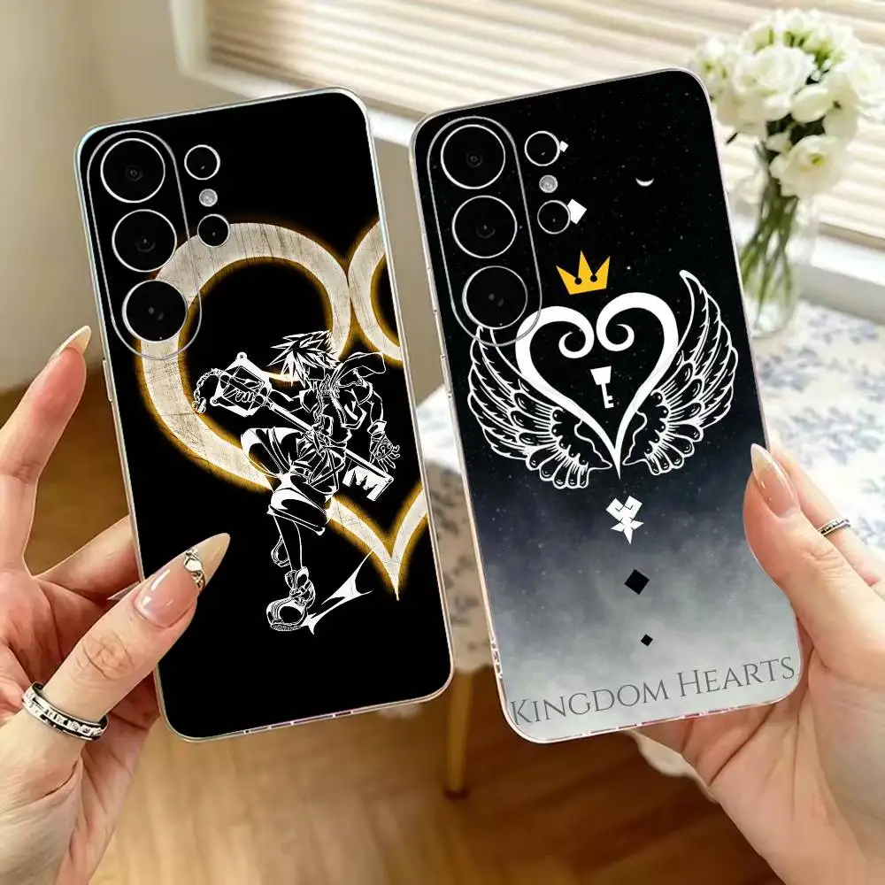 Kingdoms H-Hearts g-Game Phone Case For Samsung S25,S24,S21,S22,S23,S30,Ultra,S20,Plus,FeTransparent Cover