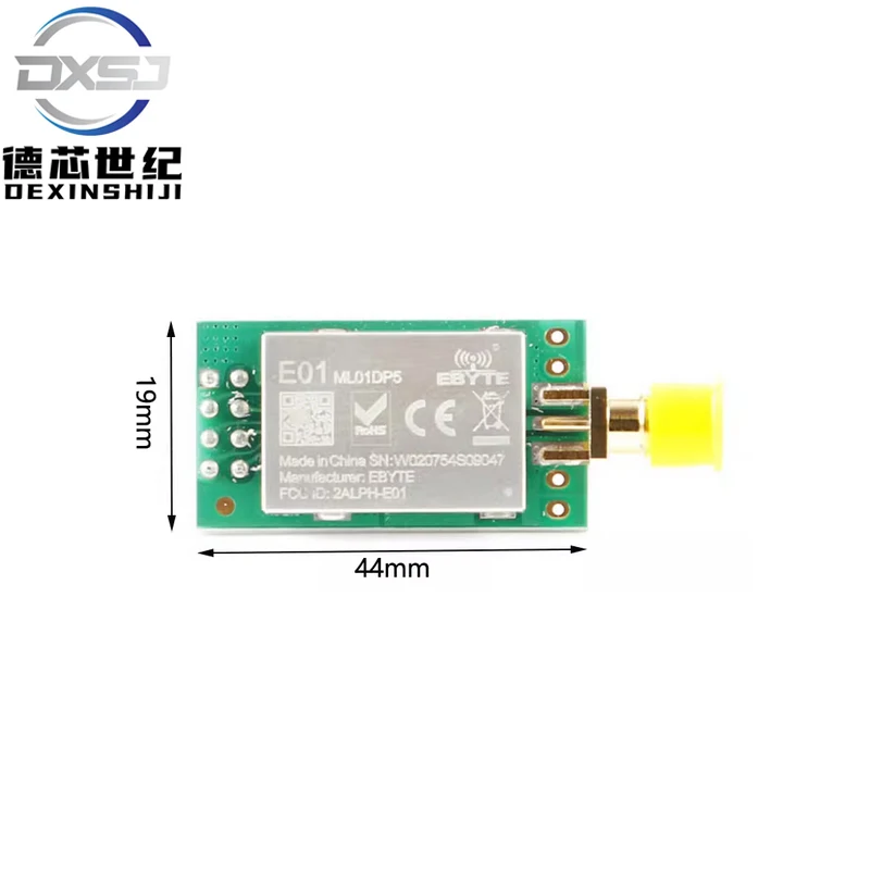 nRF24L01P+PA+LNA high-power 2.4G wireless transceiver module with anti-interference capability for long-distance communication o