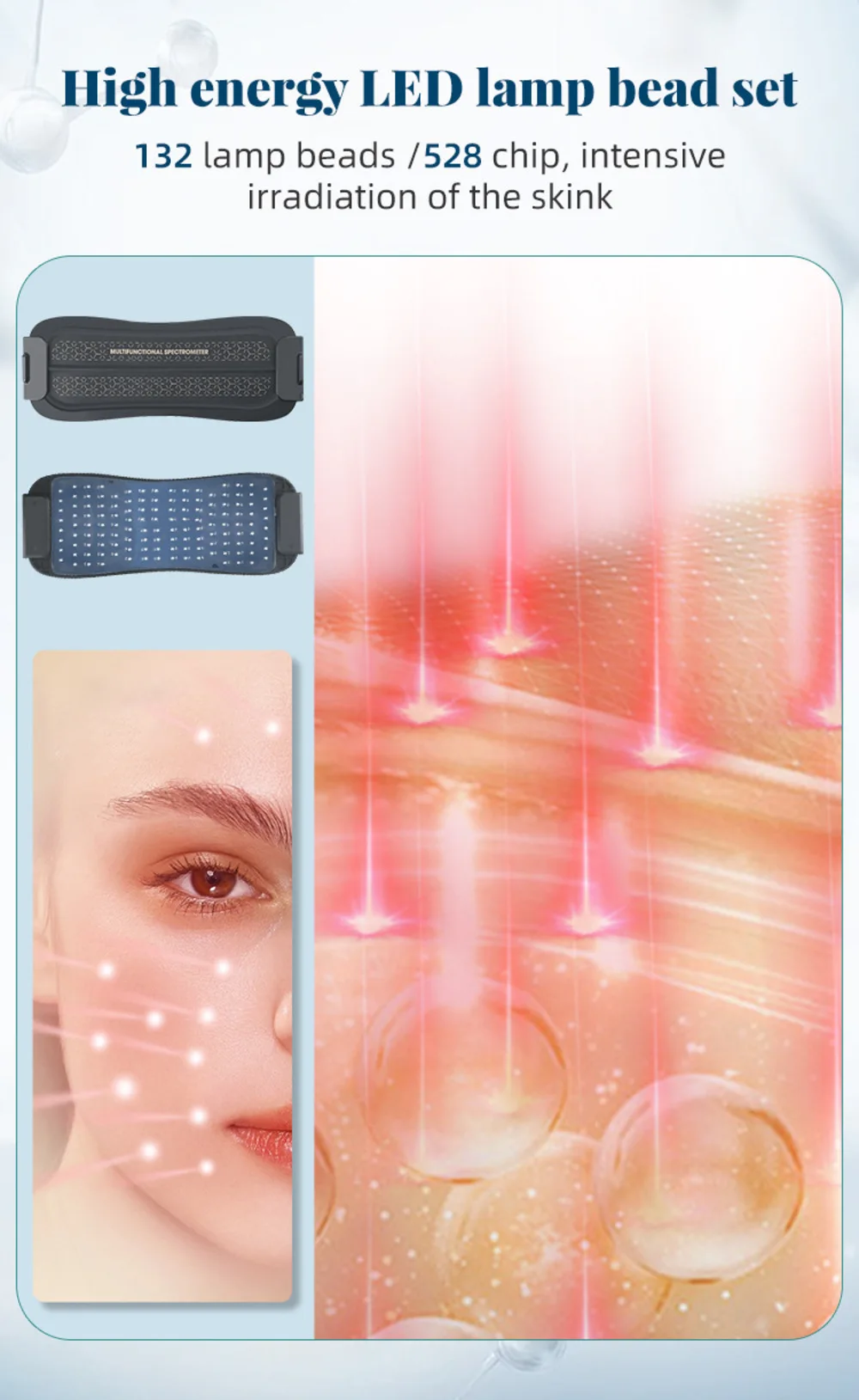 Infrarood Lichttherapie Masker Led Lichttherapie Pdt Led Gezichtsmaskers Schoonheid Zacht Silicium 5 Kleur Led Lichttherapie Paneel