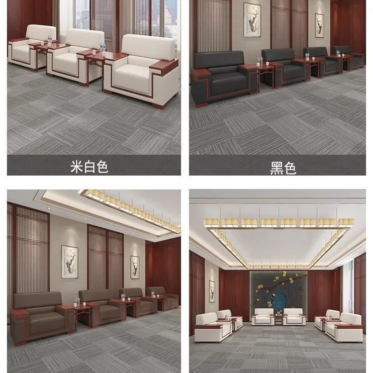 Divano da ufficio, reception VIP nell'area reception, divano da conferenza