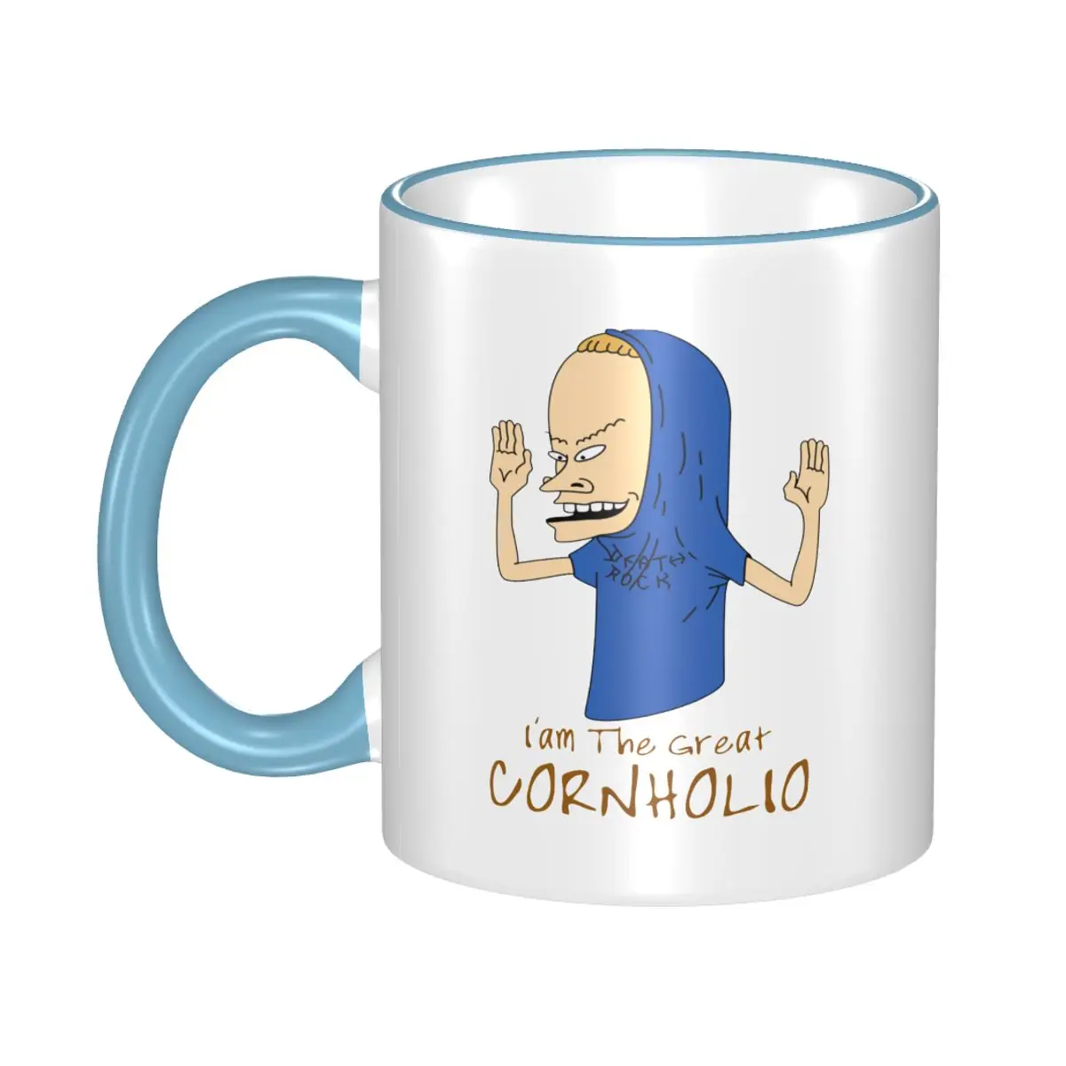 

Beavis And Butthead Great Cornholio Coffee Mug Novelty 90s Funny Music Cartoon BB Cup For Home
