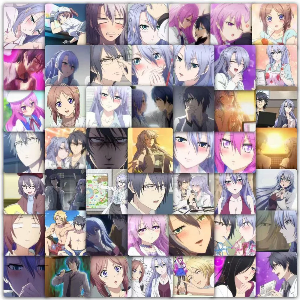 

10/30/59pcs Science Fell In Love Stickers Himuro Yukimura Anime Sticker Laptop Scrapbooking Luggage Wall Ibarada Ena Decal Toys