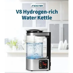 2L Hydrogen Rich Water Machine 220W SPE PEM Technolog Constant Temperature Heating Hydrogen Generator Water Kettle 110‑220V