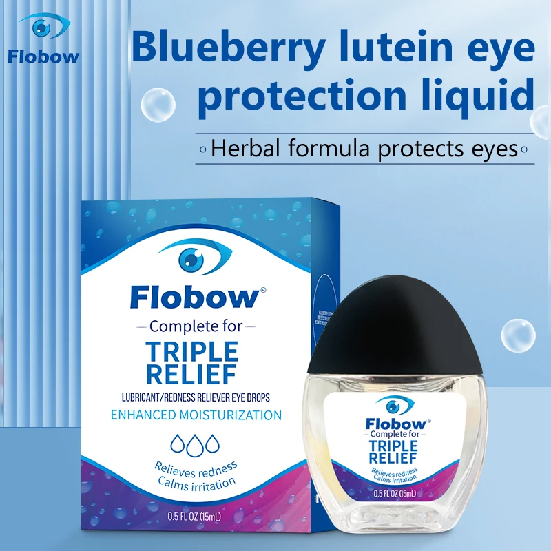 Eye Drop Improve Blurred Vision Restore Eyesight Relieve Eyeball Infection Dry Itching Red Eyes Treatment Drop Medical Plaster