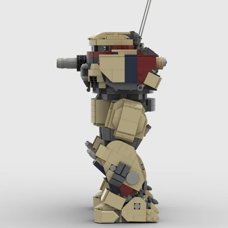 1577 قطعة MOC Urbanmech Battletech الفضاء نموذج بناء لعبة كتل العمارة فكرة التعليم هدايا عيد الميلاد الطوب عيد ميلاد #3