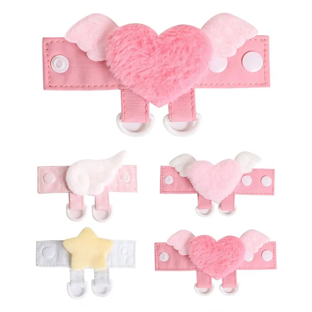 Cute Cartoon Doll Keychain Creative Angel Wings Bag Pendant Display Buckle DIY Keyring Jewelry Accessories Girls Handmade Gifts