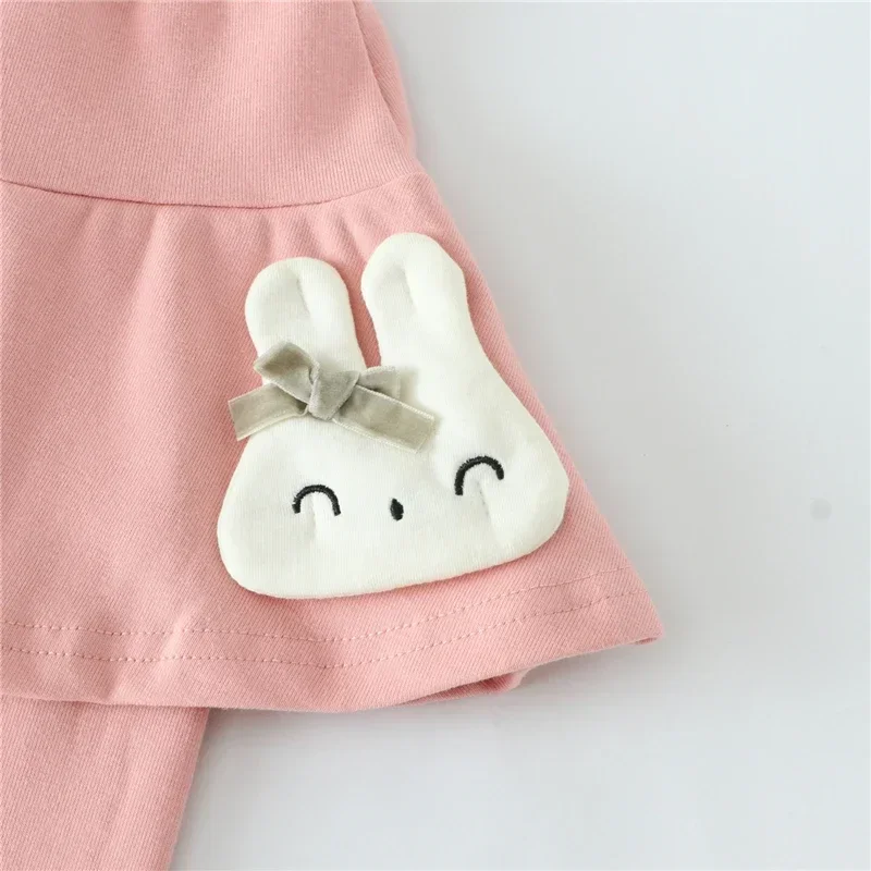 Kinderleggings für Babymädchen, Niedliche Spitzen-Prinzessinnen-Leggings mit Rock, Frühling Herbst Einfarbige Baumwoll-Kinderhosen – Detail 35