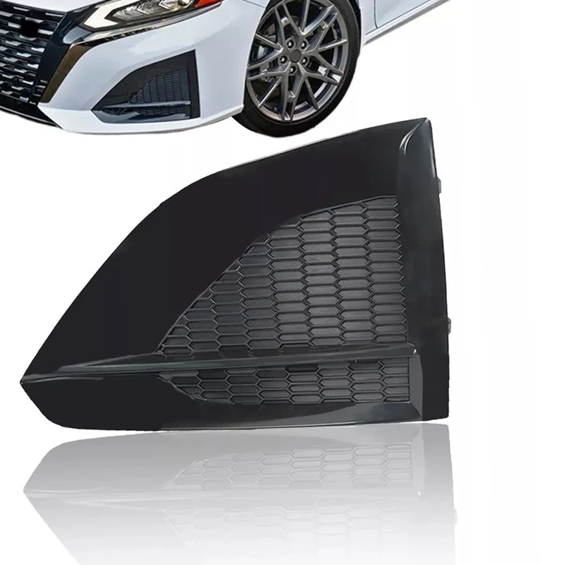 For Nissan Altima 2023-2024 Front Bumper Fog Lamp Cover Trim Bezle 62257-9HF0B Foglight Honeycomb Decor Cap