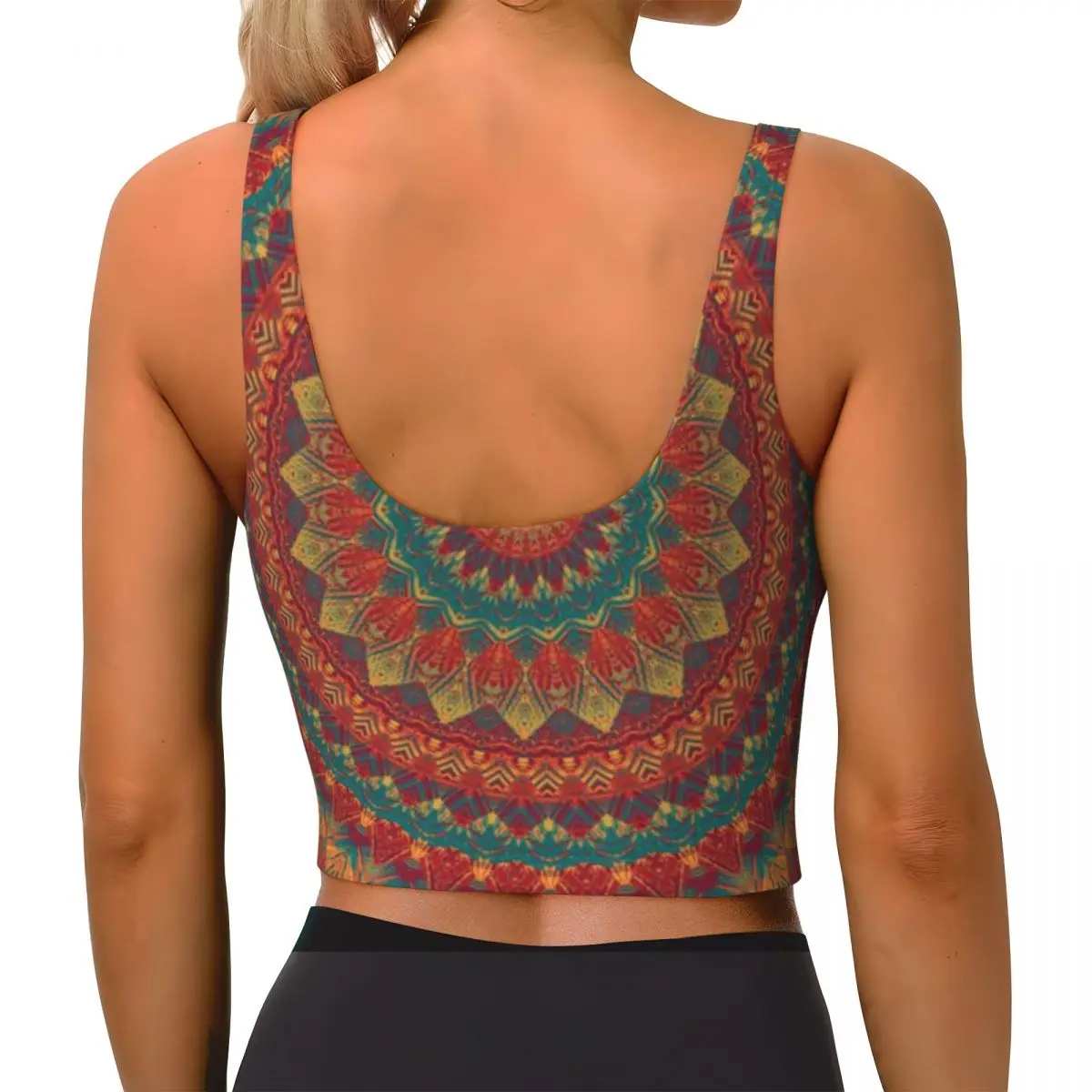 Dance Fitness Top Mandala 122 Jogging Outdoor Sports Tank Top