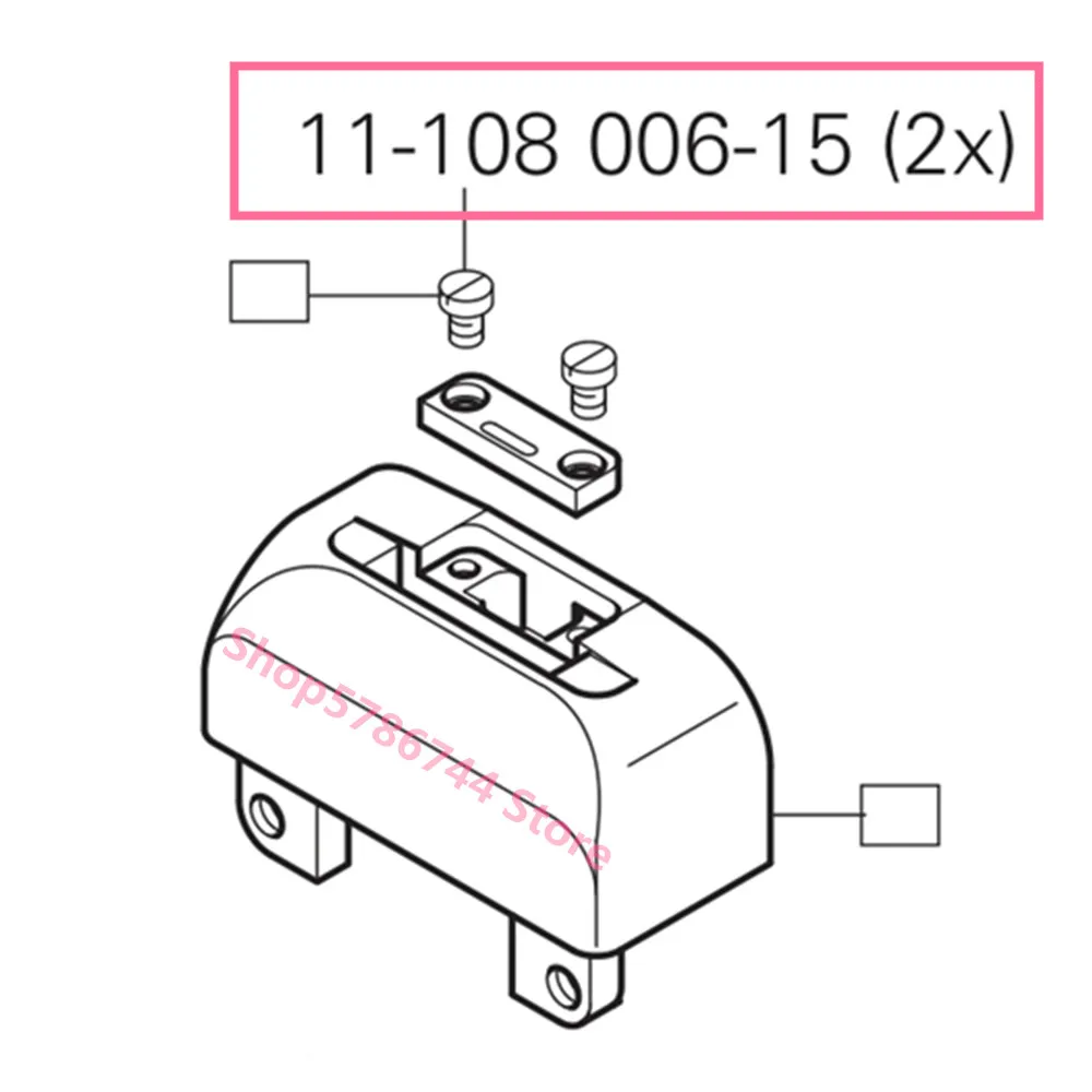 Needle Plate Screw For  PFAFF Shoe Machine 591,574,Zoje ZJ9610,ZJ9620,Jack JK-6891,JK-6691,JK-6681,S7,GLOBAL LP-8970