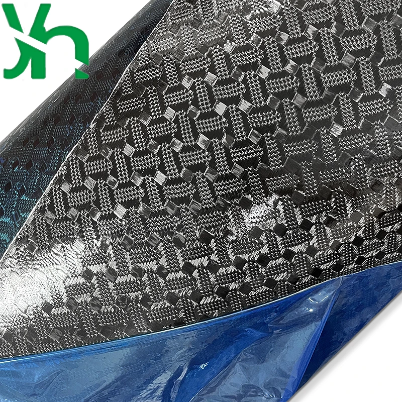 3k240g coffee bean pattern carbon fiber prepreg 120° curing can be used for automotive interior carbon fiber surface decoration