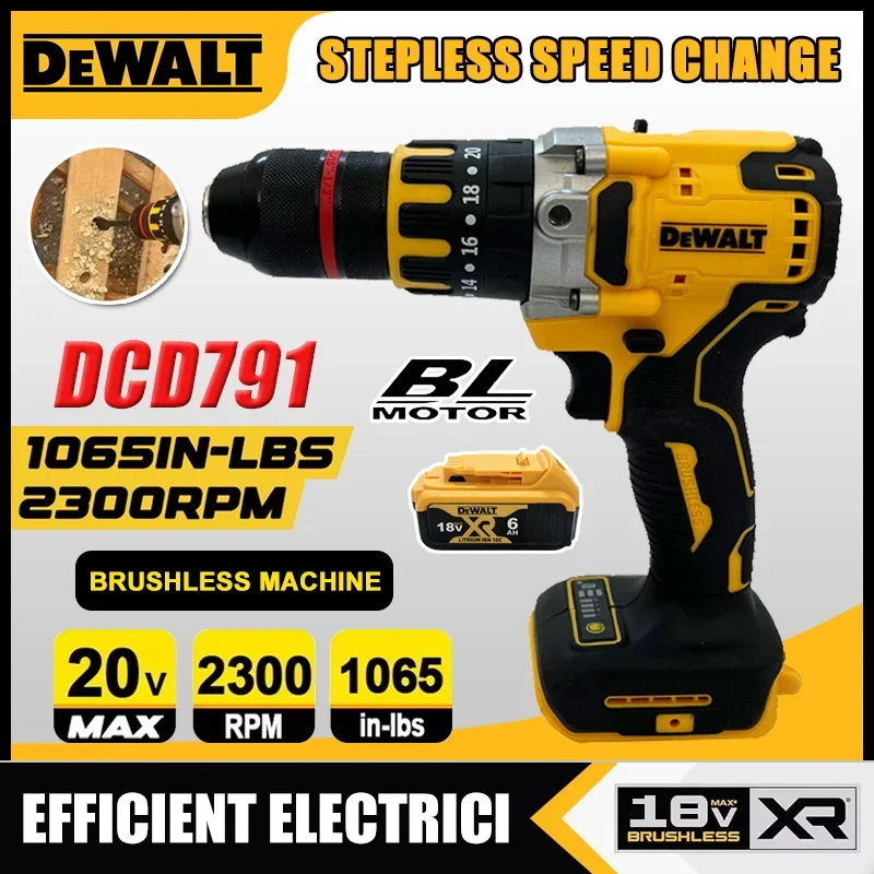 Dewalt Brushless Impact Wrench 3250RPM Cordless Electric Wrench 205N.m High Torque Power Repair Tool For Dewalt 18 Battery