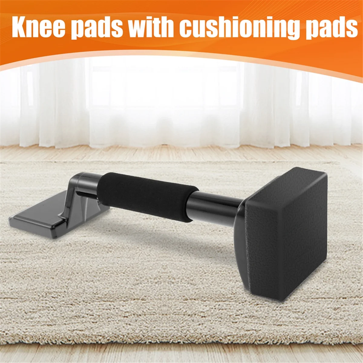 AA98 Carpet Stretcher Knee Metal Knee with Tilting Teeth Adjustable Length Non Slip Handle Knee
