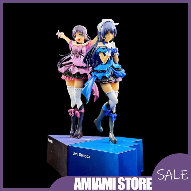 

24-25см Dengeki Limited Love Live! Набор фигурок Tōjō Nozomi Sonoda Umi, Коллекционная модель из ПВХ, статуя, подарки на день рождения, Рождество, игрушки