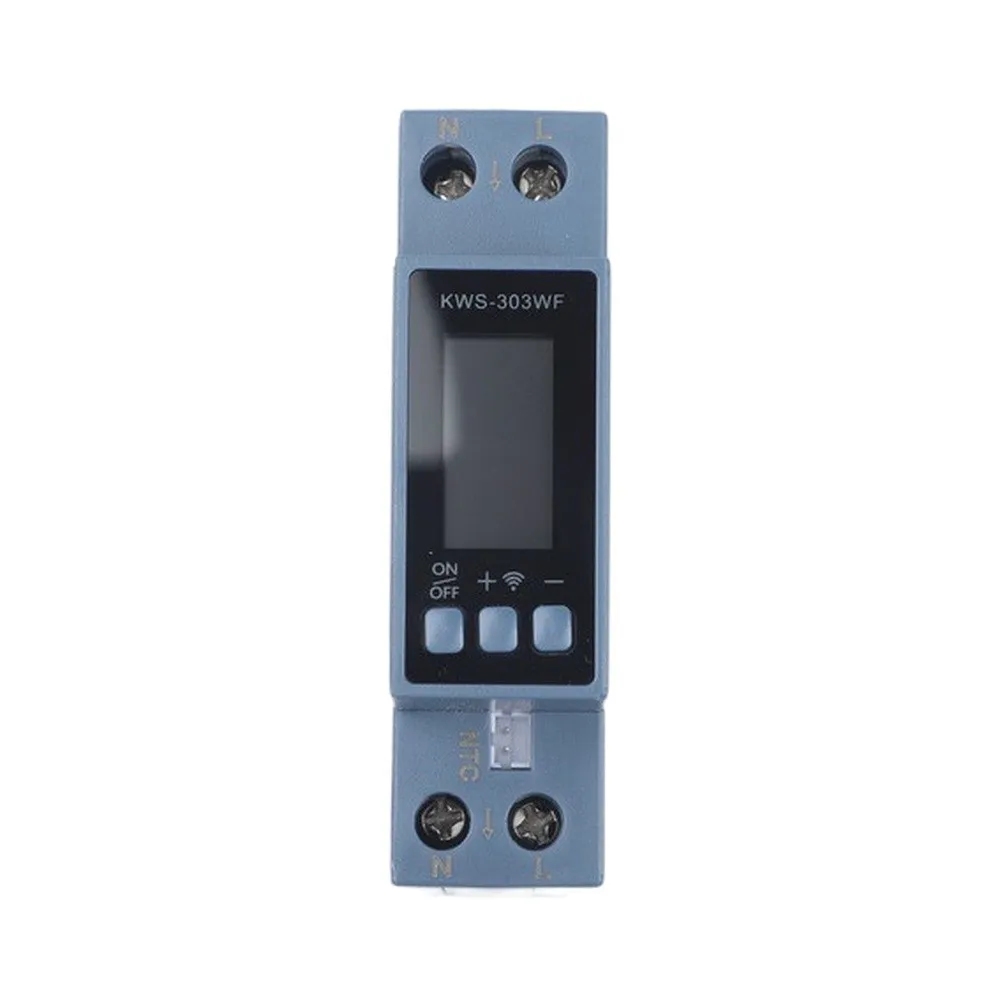 8 Functions for Smart Meter featuring WiFi and for surge Protection 40A 230V AC Enhanced Data Visualization for Efficiency