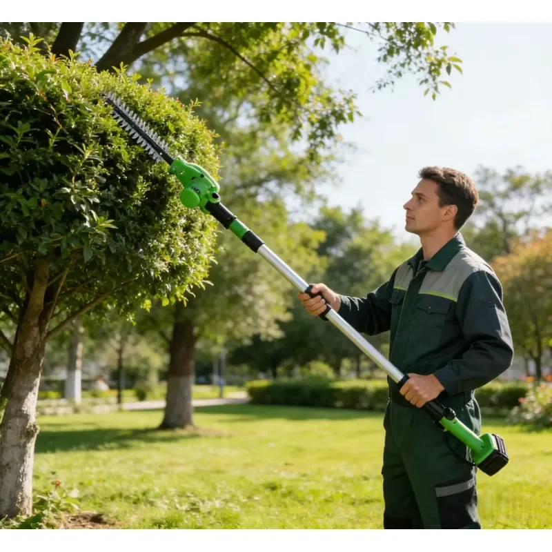 

24v Electric High-Branch Hedge Trimmer Extension Pole Pruning Shears Gardening Telescopic High-Altitude Lithium-Electric