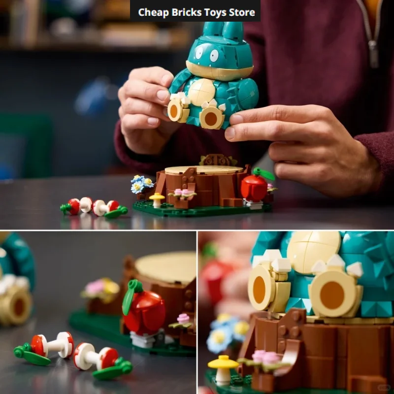 2026 757pcs Building Blocks Bricks Christmas Toy for Family Decor Gifts Fantasy Chubby Bear Display Model Posable Animated Beast - view 2