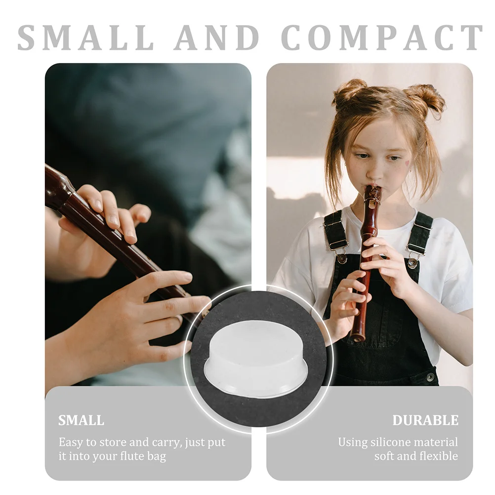 

24Pcs Flute Plug Silicone Open Hole Plugs Soft Comfortable Dustproof Tone Adjustment Flutes Repair Key Caps Silicone Flute Plug