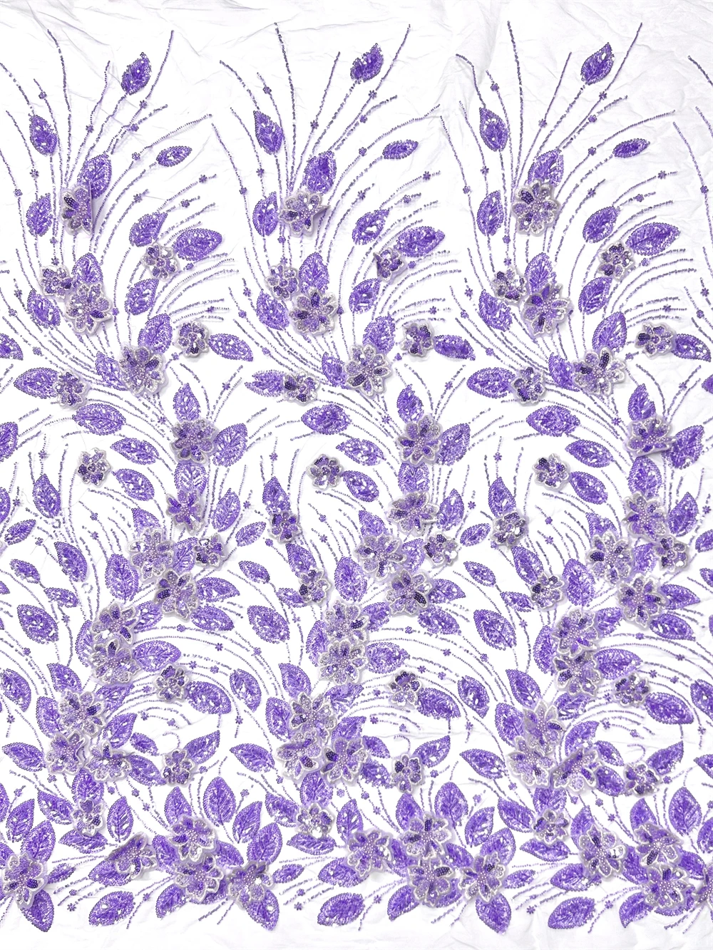 ثلاثية الأبعاد الزهور الفاخرة الثمينة الفرنسية اليدوية الثقيلة مطرز أقمشة الدانتيل الراقية الأفريقي النيجيري الترتر الدانتيل فساتين حفلات الزفاف #5