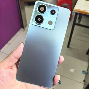 Bilashmart Xiaomi Redmi Note 13 Pro 5G 2312DRA50C Glass Battery Cover Back Door Phone Rear With Camera Lens Replacement Parts
