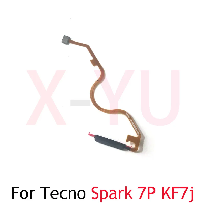 

For Tecno Spark 7P KF7j KF7 Home Button Fingerprint Sensor Return Power Flex Cable