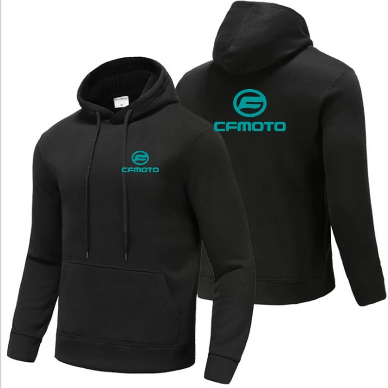 

Cfmoto Men Hoodies Fleece Warm Mens Sweatshirt Fashion Streetwear Casual Men's Loose Breathable Pullovers Brand Hood