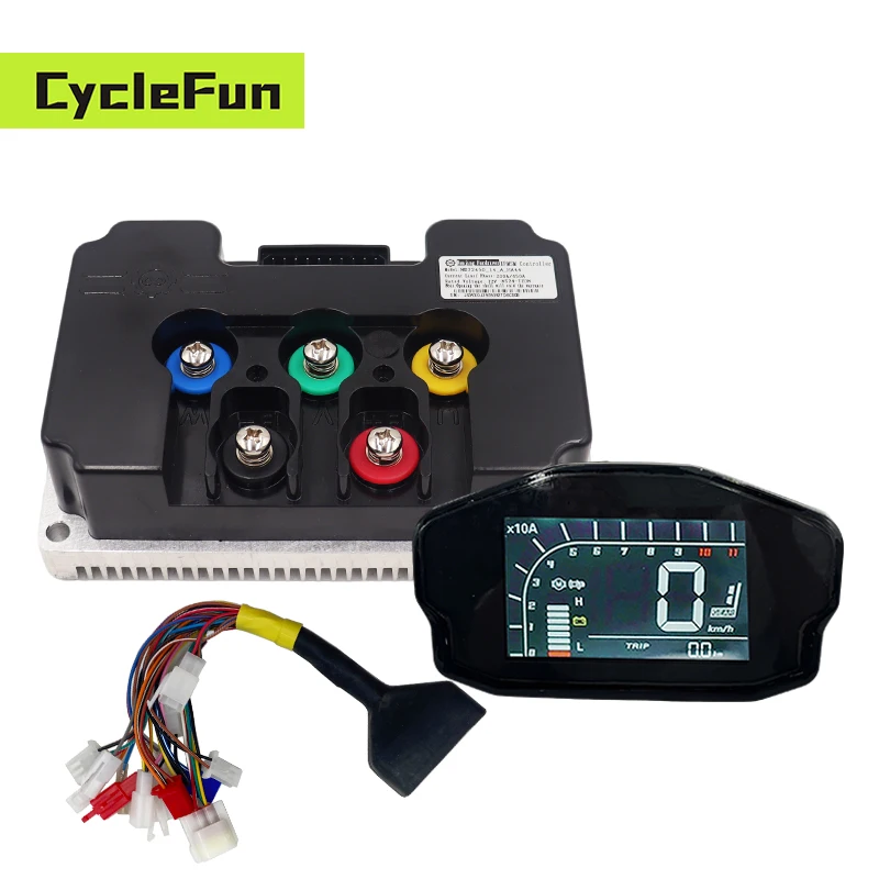 

FarDriver ND72450 Sine Wave Controller With DKD Display Electric Scooter Conversion Accessories With Bluetooth For Program